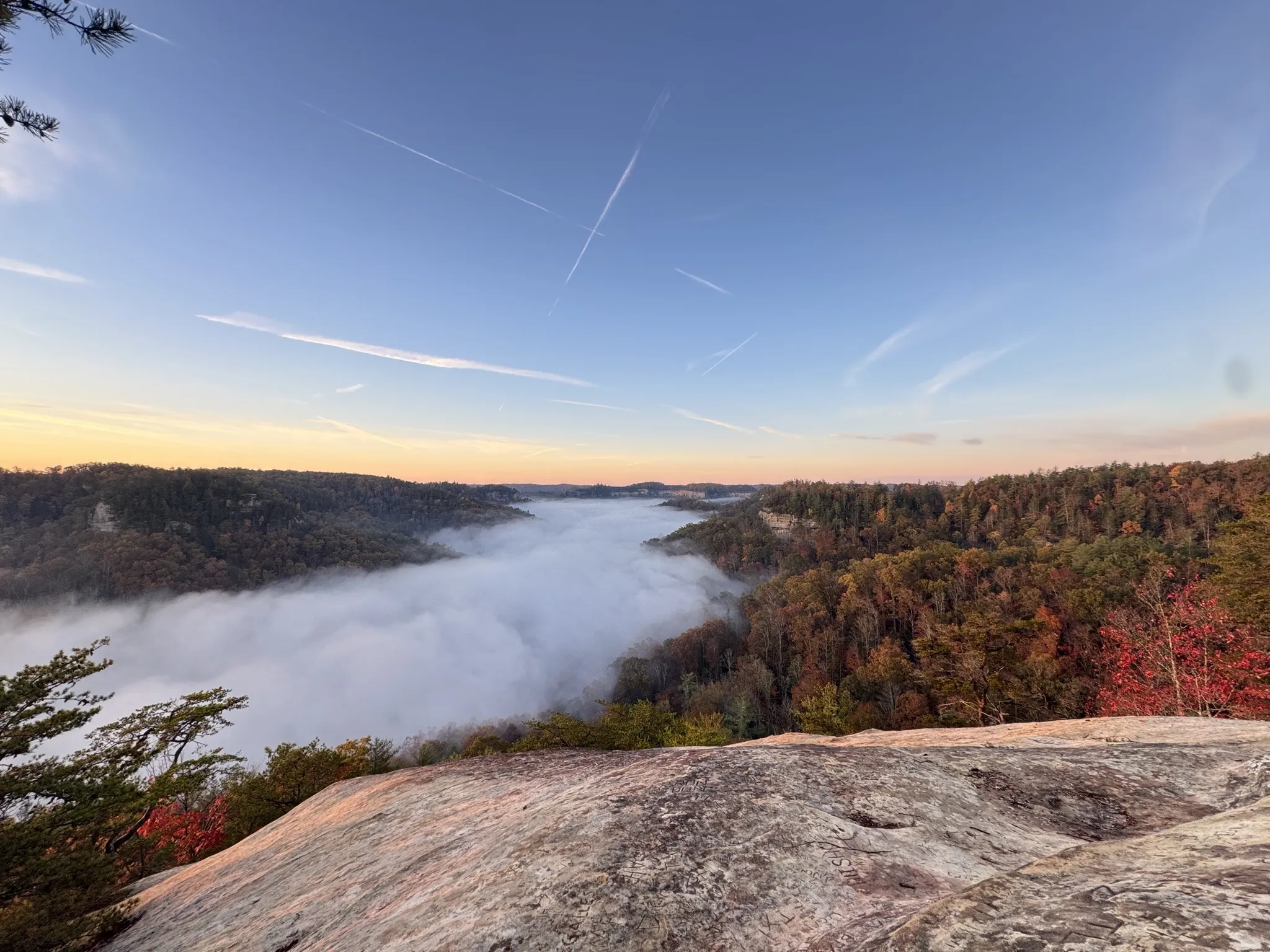 Cloudsplitter Rock in Red River Gorge, Kentucky