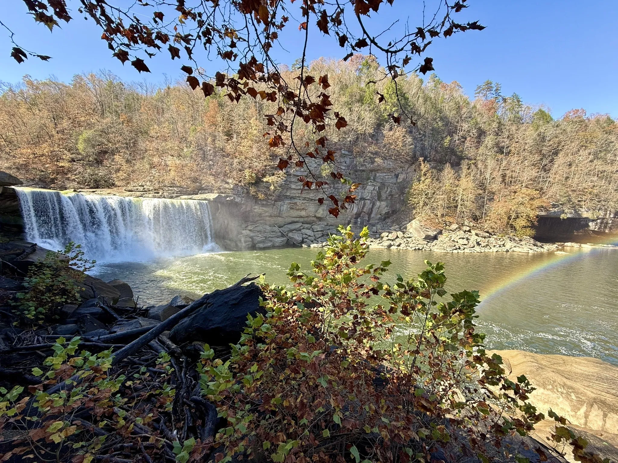 Lover's Leap overlook at Natural Bridge State Resort Park